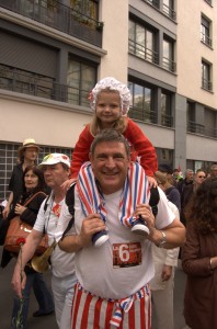 Le défilé s'est déroulé dans une ambiance bonne enfant, sans incident notable.