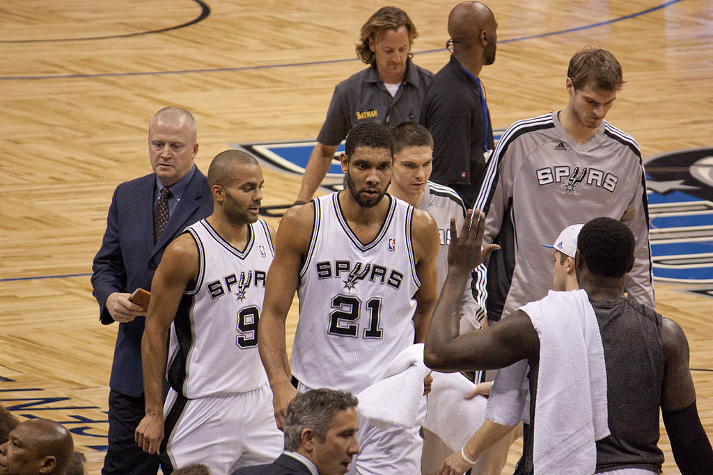 Tim Duncan et Tony Parker (CC / Mike)