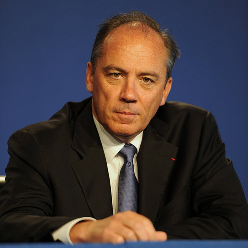 Stéphane Richard, PDG d'Orange, doit expliquer son rôle dans le tribunal arbitral crée en 2007. Source : Flickr / DR Guillaume Paumier.