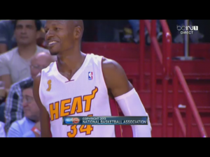 Ray Allen avec le sourire