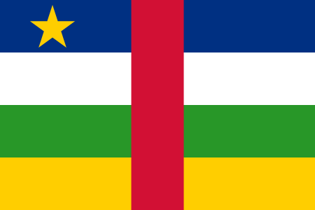 Drapeau de la République Centrafricaine / Wikicommons