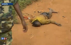 Cadavre d'un jeune garçon, possible anti-balakas victime d'ex-Sélékas