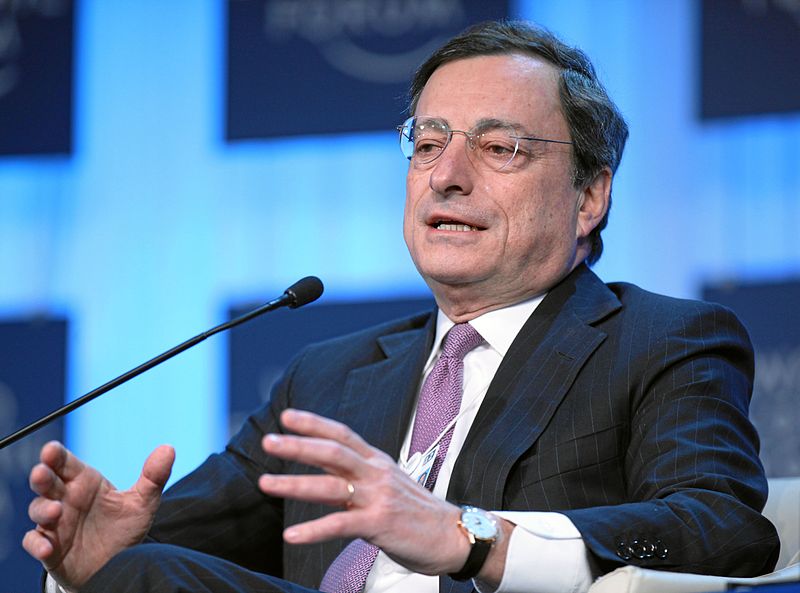 Mario Draghi - M. Flueckiger licence CC