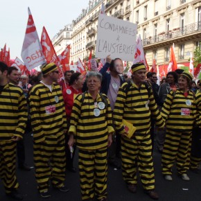 Une partie de la gauche dans la rue contre le gouvernement socialiste