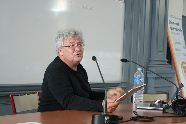 François Bon, un pionnier de l'édition numérique bien peu médiatisé (photo OpenEdition - L.G. Licence CC) 