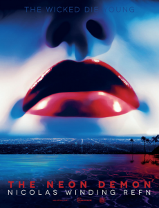 Affiche étrangère pour "The Neon Demon".