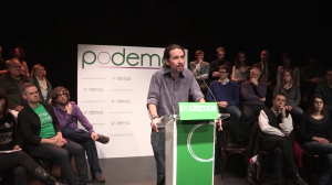 Pablo Iglesias, leader de Podemos, Licence CC par Podemos