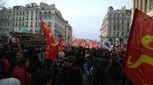 Manifestation contre la loi Travail le 9 mars 2016 à Marseille - by Superbenjamin Wikimedia Commons, licence CC