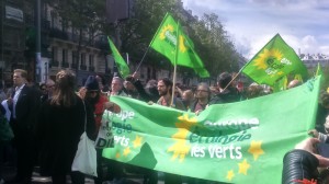 Cortège du parti d’Europe Ecologie Les Verts