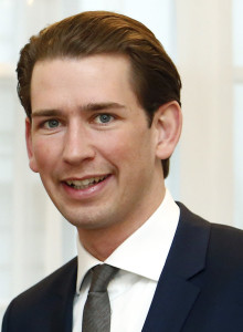 Sebastian Kurz, le nouveau chancelier (source : WikiCommons, Dragan Tatic)