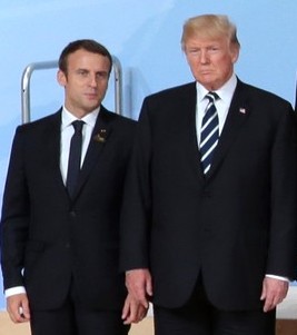 Macron & Trump - Licence CC, Presidential Press and Information Office - Kremlin (Wikimedia Commons)
