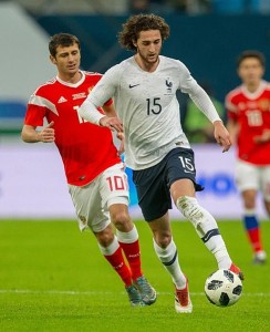 Adrien Rabiot en Bleu, une image sûrement rare à l'avenir - Licence CC, Vyacheslav Evdokimov (Wikimédia Commons)